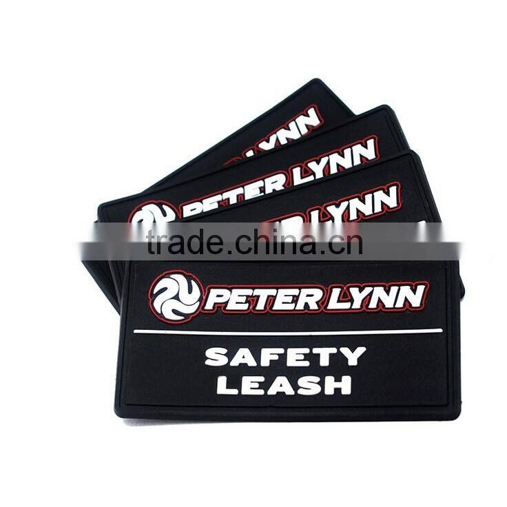 Customer own logo 3d rubber patch for clothing