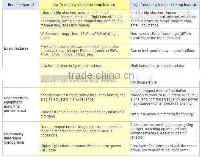 plant induction lamp 300w