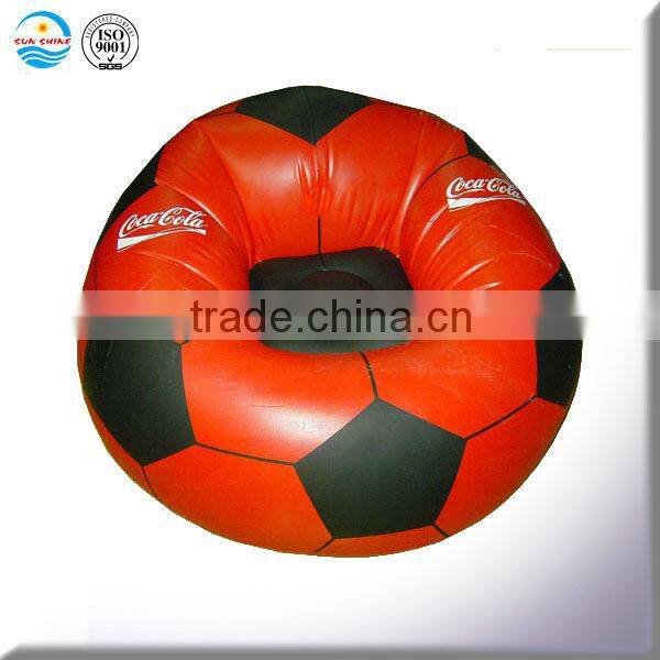 Inflatable football chair