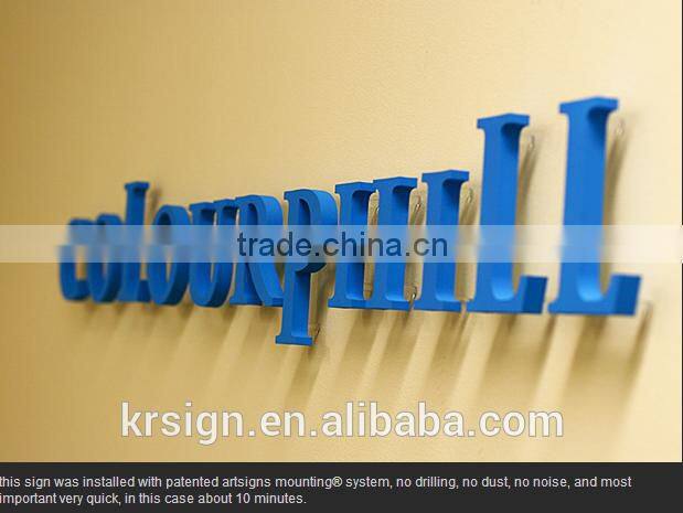 Acrylic mini letter sign manufacturer for logo material