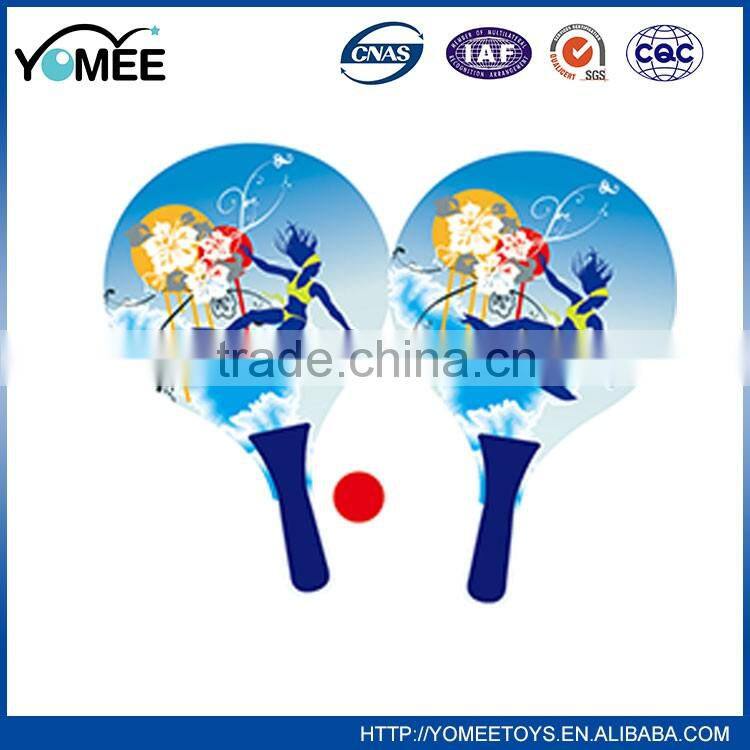 Silk screen printing light beach racket set