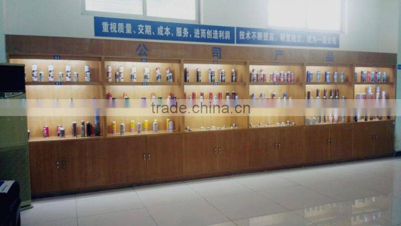 Lemon air cleaner spray aerosol can of diameter 52mm with CMYK