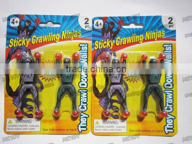 Hotsale sticky gummy spider-man toy wall climbing spiderman toys baby boy toy spiderman figure Chrismats Gifts 2pcs/blister card