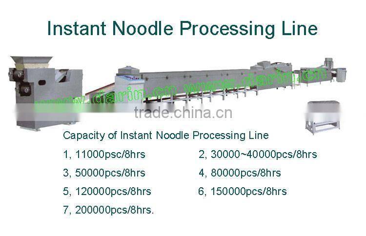 50000bags/8hrs Steam Type Instant noodle production Line