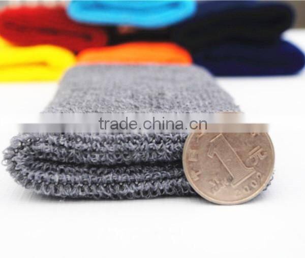 quick-drying sweat absorbing polyester cotton wristbands wholesale