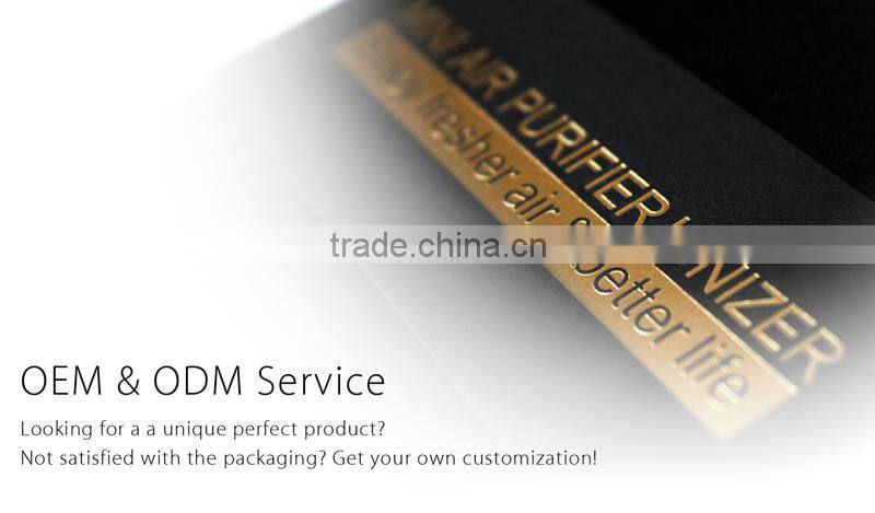 2015 New Products Negative Ion Car Air Purifier with Light