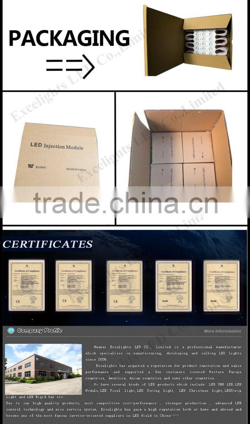 Smart Pixel CE RoHS SMD 5050 3 chip Waterproof Led Module for Signs