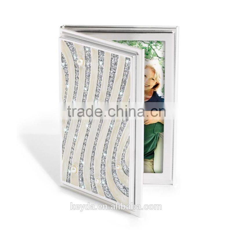 bowknot picture photo frame/two sides photo frame/ double face photo frame