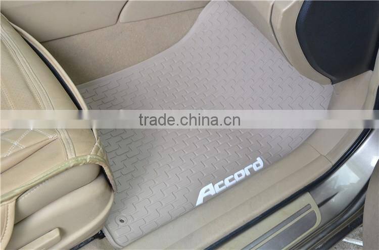 New full set car mat liner cover for Honda accord latex car mat