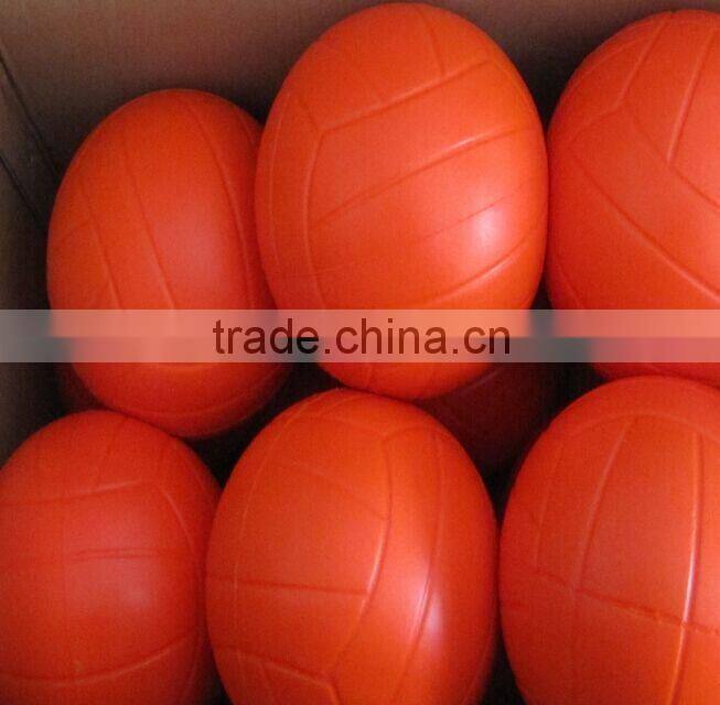 orange polyurethane foam soft volleyball