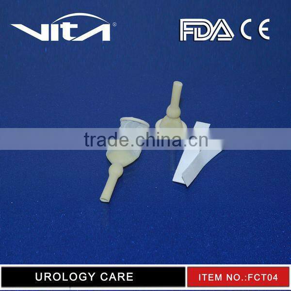 No Self Adhesive ALL Silicone Male External Catheter