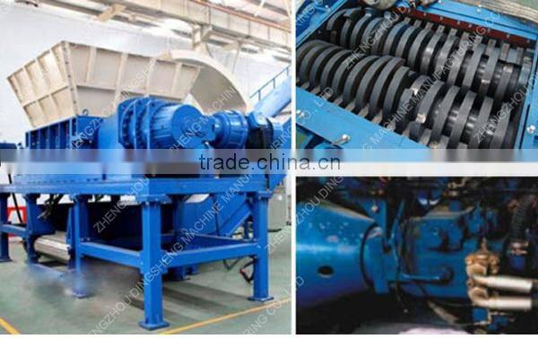 Commercial use two roller rubber tire crusher