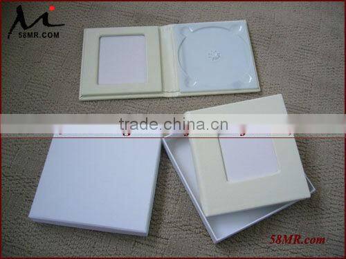 2015 Wedding Leather CD DVD Case Holder,Black,2PS