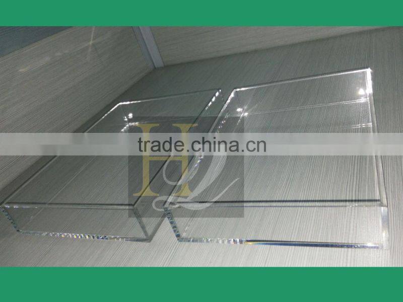 Manufacturer direct sale acrylic name card box acrylic paper box note box