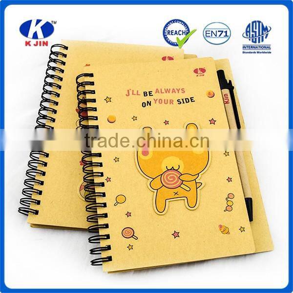 Hot selling high grade A5 PU leather executive notebook for presents