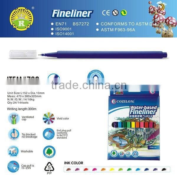 Triangle Fineliner pen marker item 709