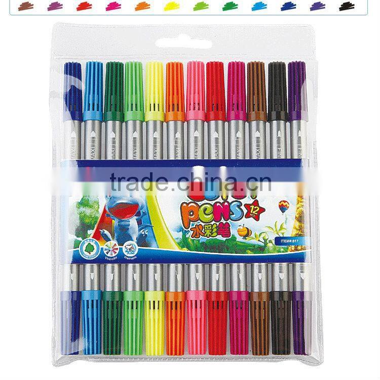 Double tip sides water color pen item # 817