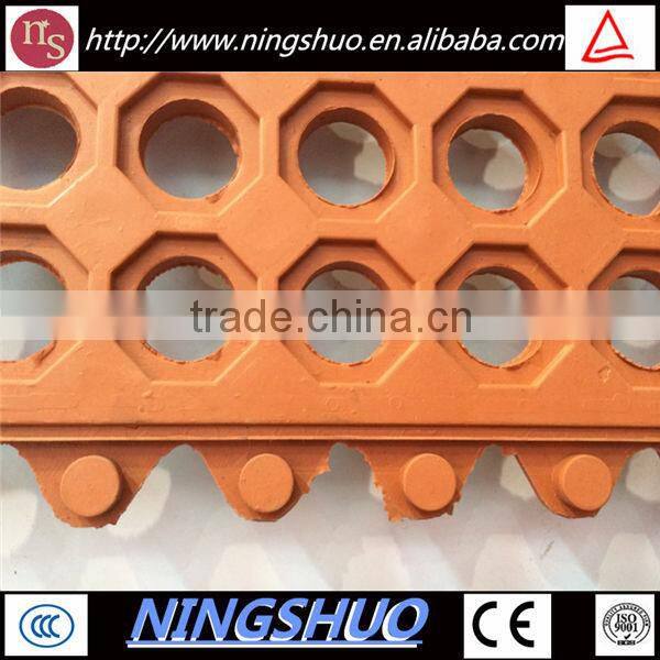 China supplier of anti fatigue interlocking rubber kitchen floor mat