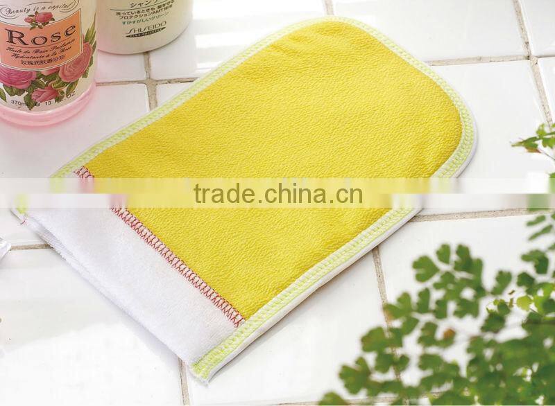 wholesale high grade five fingers bathing gloves,exfoliating gloves bath mitt wholesale