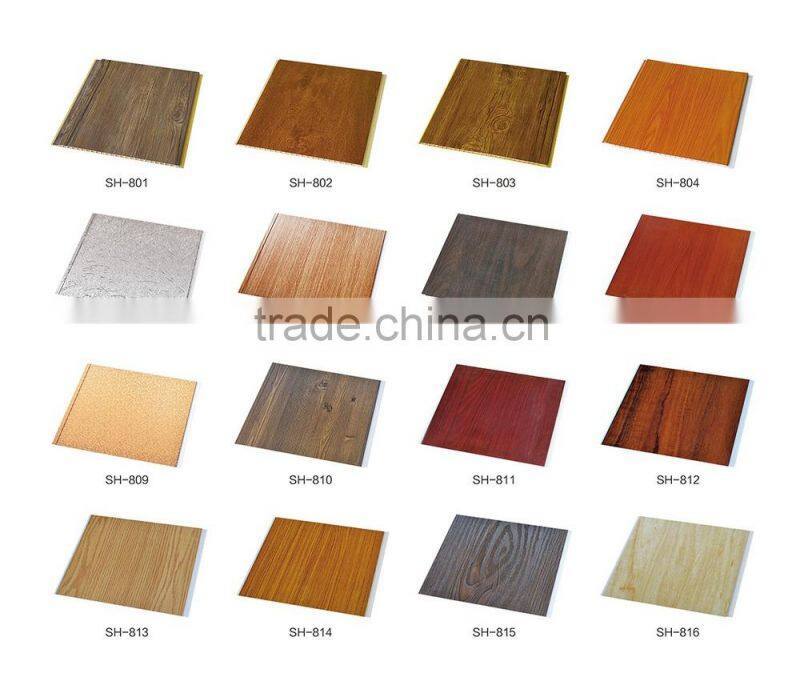 hot metal foiled pvc ceiling panel