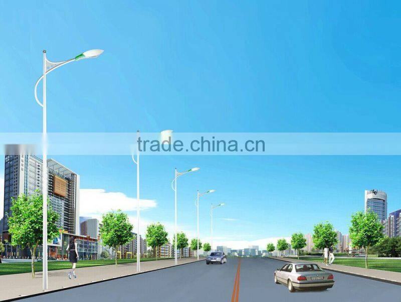 galvanized steel street lighting/lamp poles 6-12m