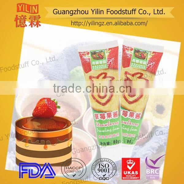 2015 promotional cheap 80g bulk strawberry jam companies