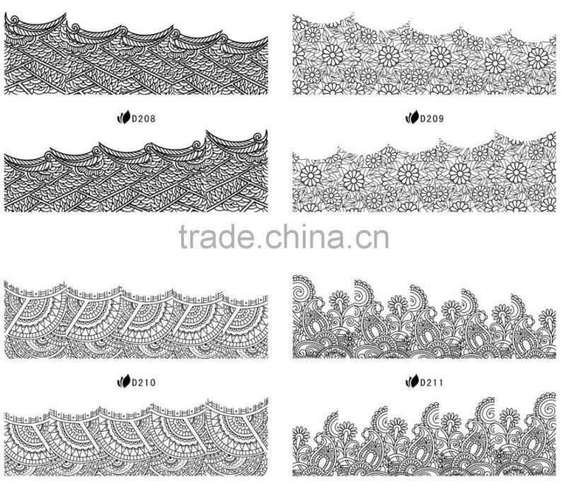 2015 hot sale Girls decal / nail sticker wholesale