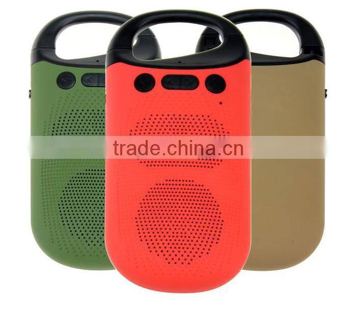 Outdoor bluetooth amplifier wireless microphone speaker with tf card slot