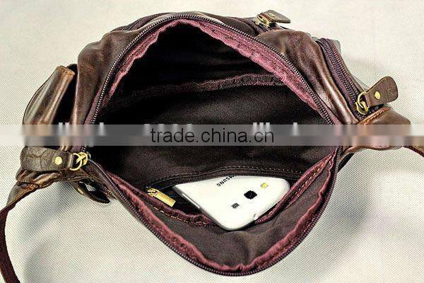Style Coffee Men's Waist Bag Fanny Pack Adjustable Belt Purse
