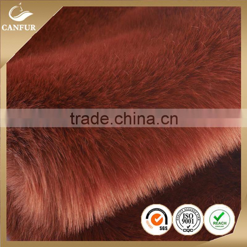 100% Acrylic high quality mink fur plush fabric
