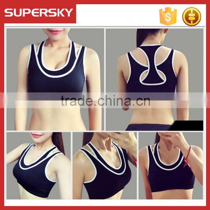 K-91 woman sport tank top sexy sports bra top for ladies Fitness yoga bra yoga vest