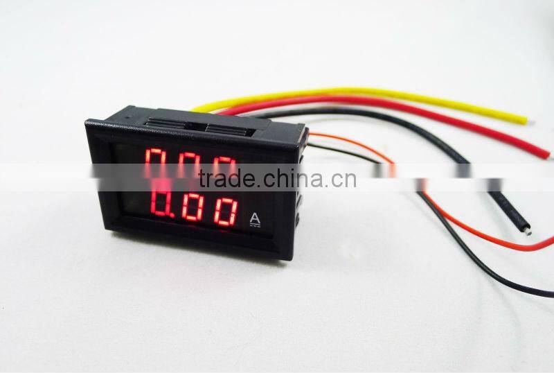 Volt Amp Voltmeter Ammeter Digital Voltage Current Meter DC 0-100V 5A 24V 36V