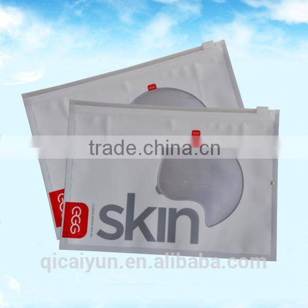 companies manufacture pvc plastic zipper bag, plastic slider bag