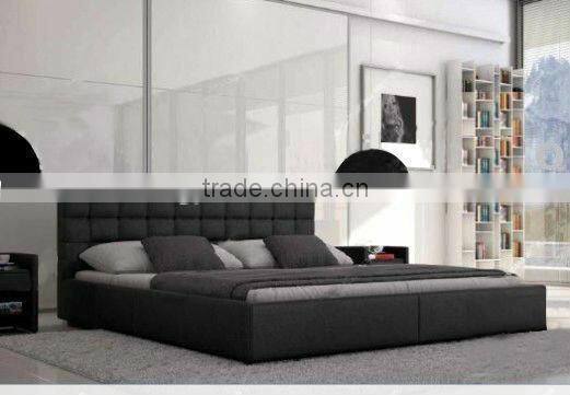 Modern leather bed F003