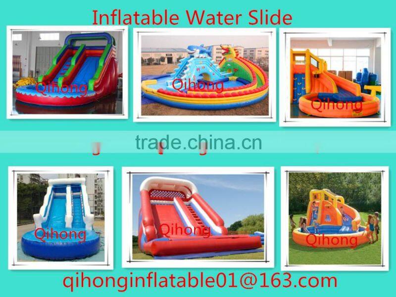 2016 best selling slide! used inflatable water slide for sale, amusement park slide for kids and adults
