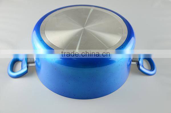 3 Layers PFOA-Free Nonstick Casserole with Metallic Painting