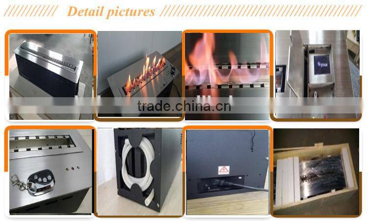ethanol fireplace with remote control