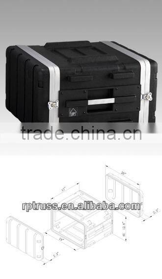 ABS 19'' flight case at 10U