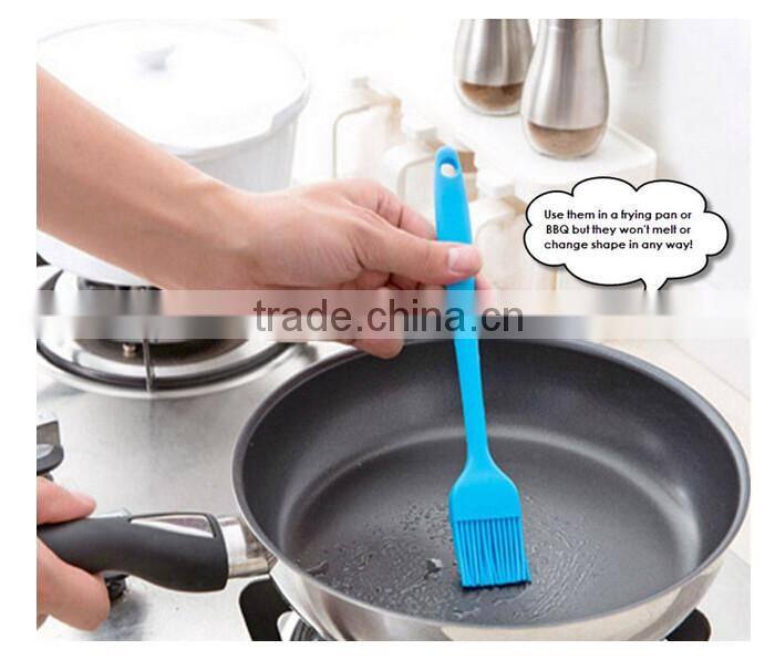 Soft rubber silicone oil pastry brush, High quality and bright color silicone pastry brush, Eco-friendly silicone pastry brush