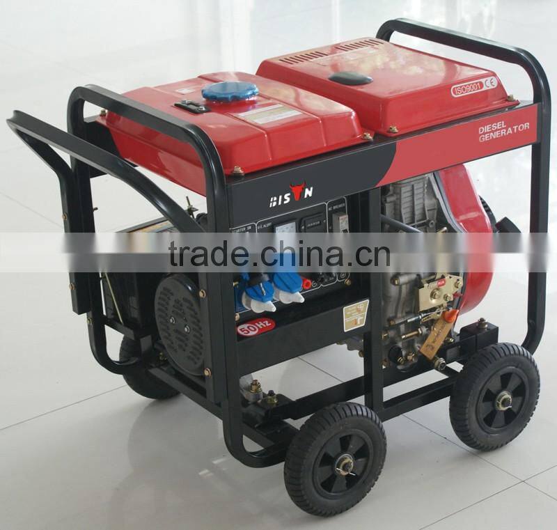 BISON(CHINA) 2.5KW China Supplier CE AC Single Phase Generator Diesel 2.5KVA
