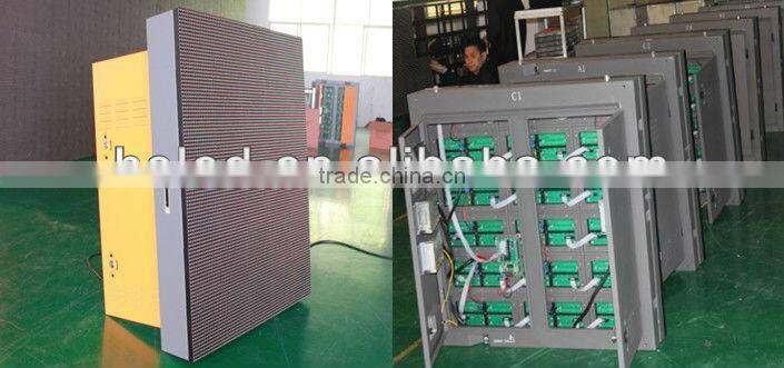 Shenzhen factory 1R1G1B P10 outdoor digital led display billboard