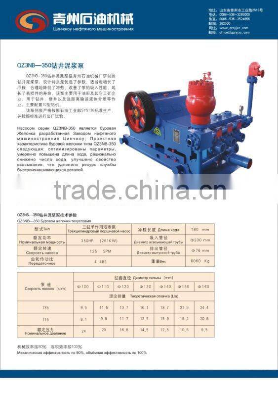 QZ3NB-350 Drilling mud pump
