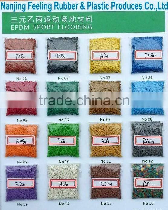 Hot sale Wet pour EPDM Rubber Granules, EPDM Rubber chips and Crumb rubber-FN-A-16080801
