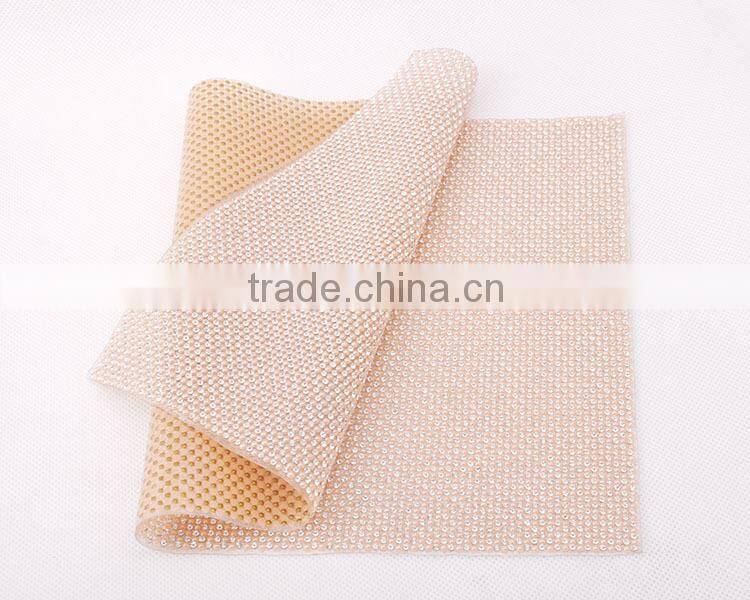 Factory wolesale,best pice,for western countries mainly Mrs.rinestone & pearl meshing trimming