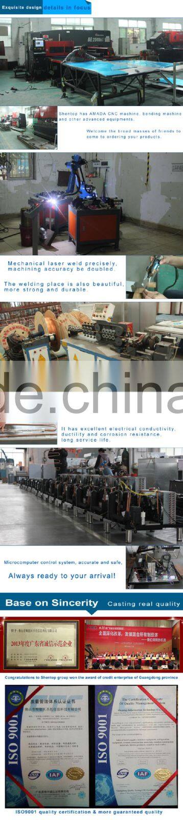 Shentop STLG-A15ZP Microprocessor Control Stainless Steel Worktops Refrigerators and Freezers