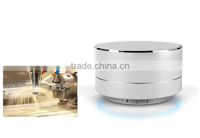 newest and high quality A10 metal bluetooth speaker with led light
