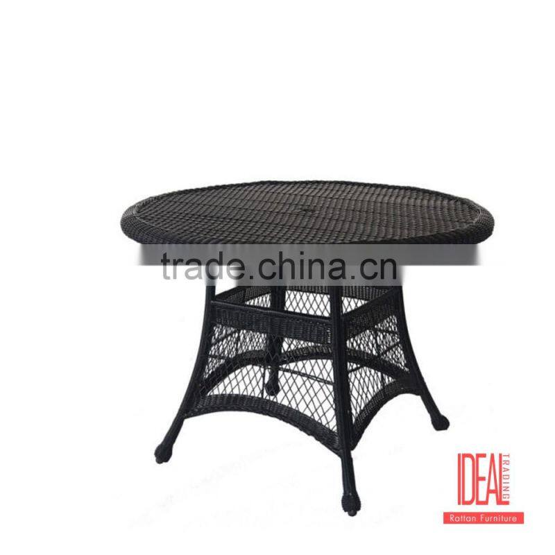manufacturer good quality top service round rattan Chinese tea table