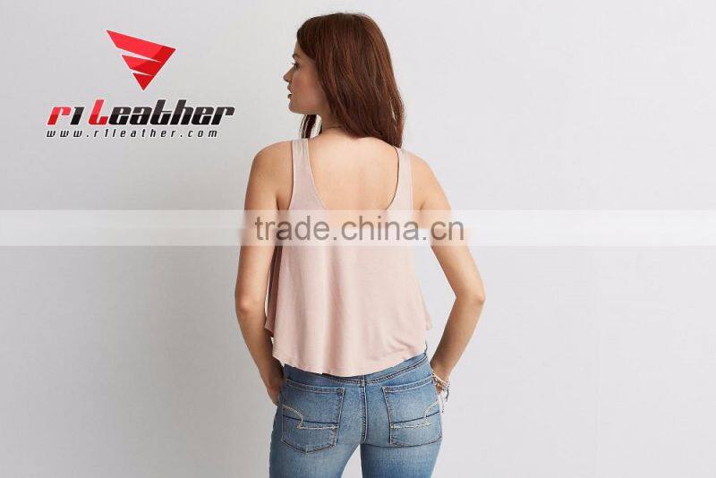 2015 Ladies black gym stringer singlet/sexy yoga wear tank top for women