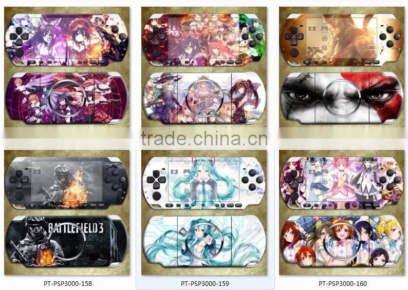 Sticker Design China Suppliers Decal Vinyl Skin Sticker For Sony PlayStation Portable For PSP 3000