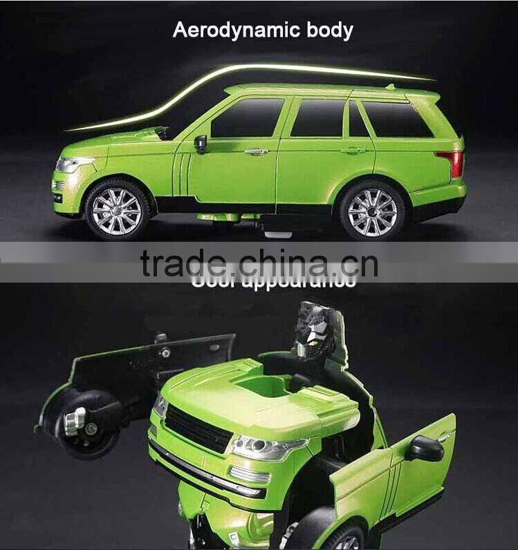 hotsale RC Electric rc amphibious car for kids with remote control fighting robot transform toys